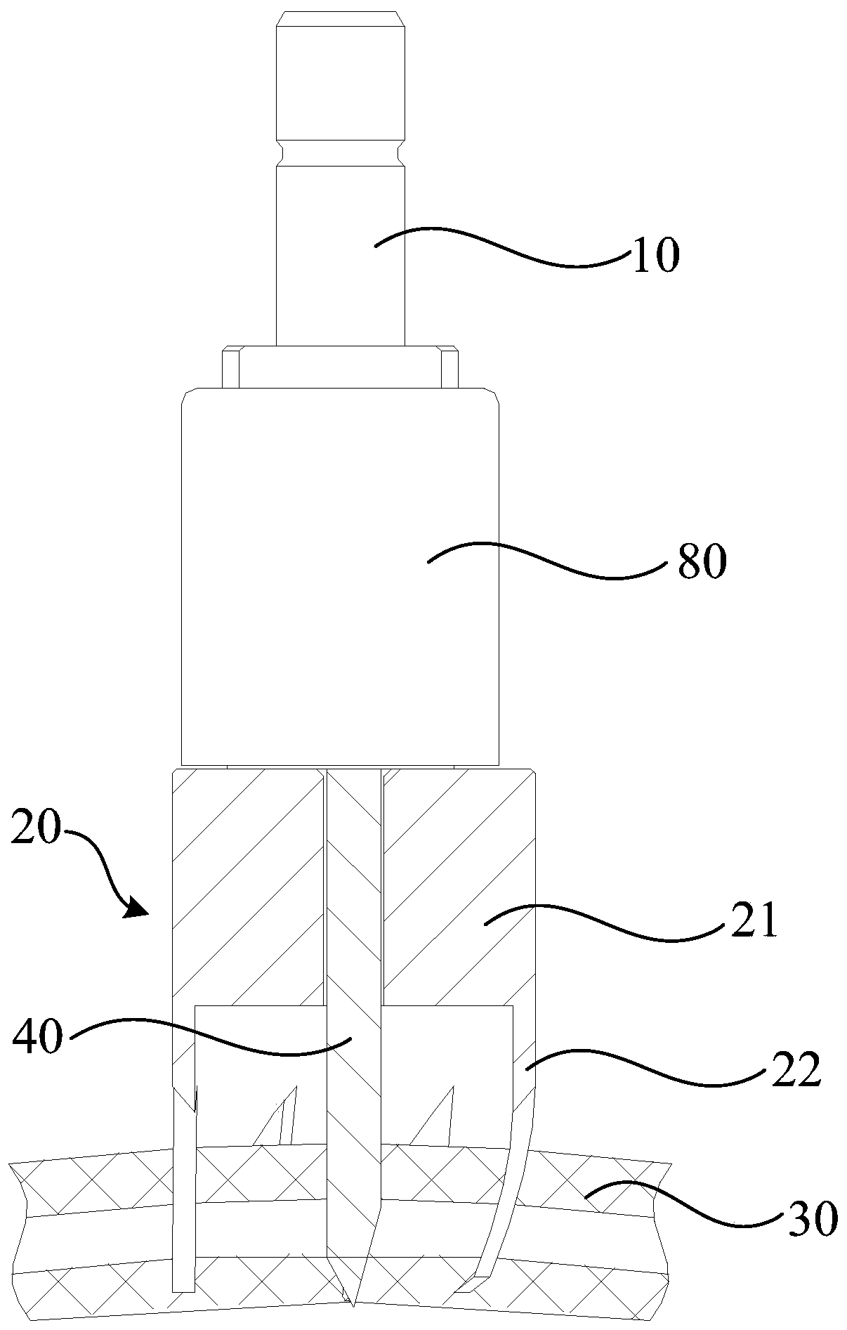 Skull perforator and skull perforating assembly