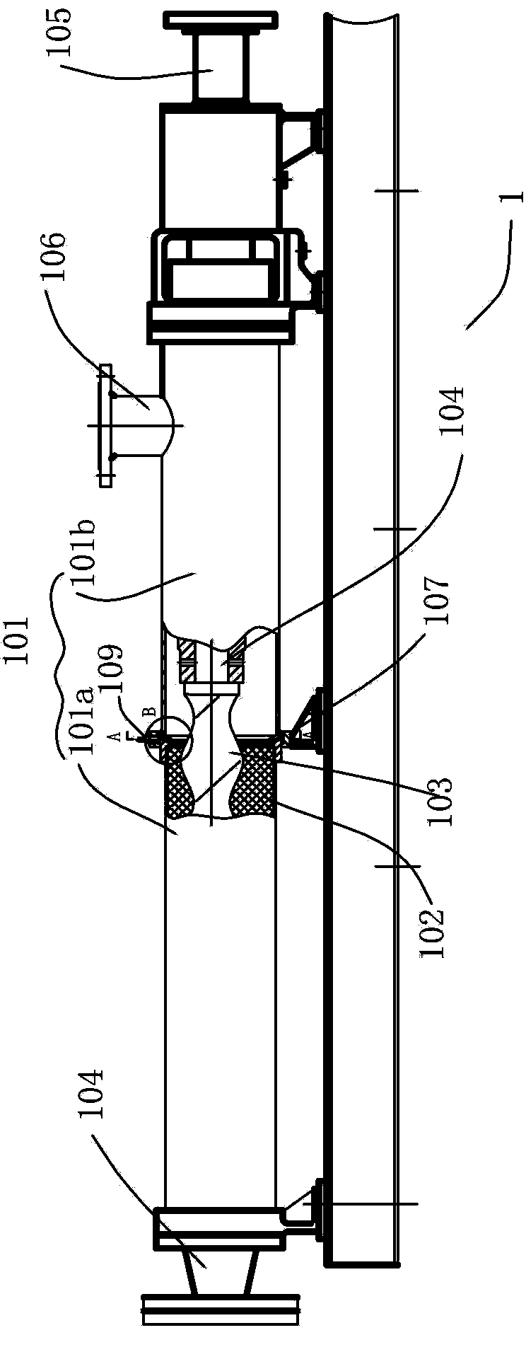 Electric heating type oil gas mixed transmission intelligent integrated system and control method thereof