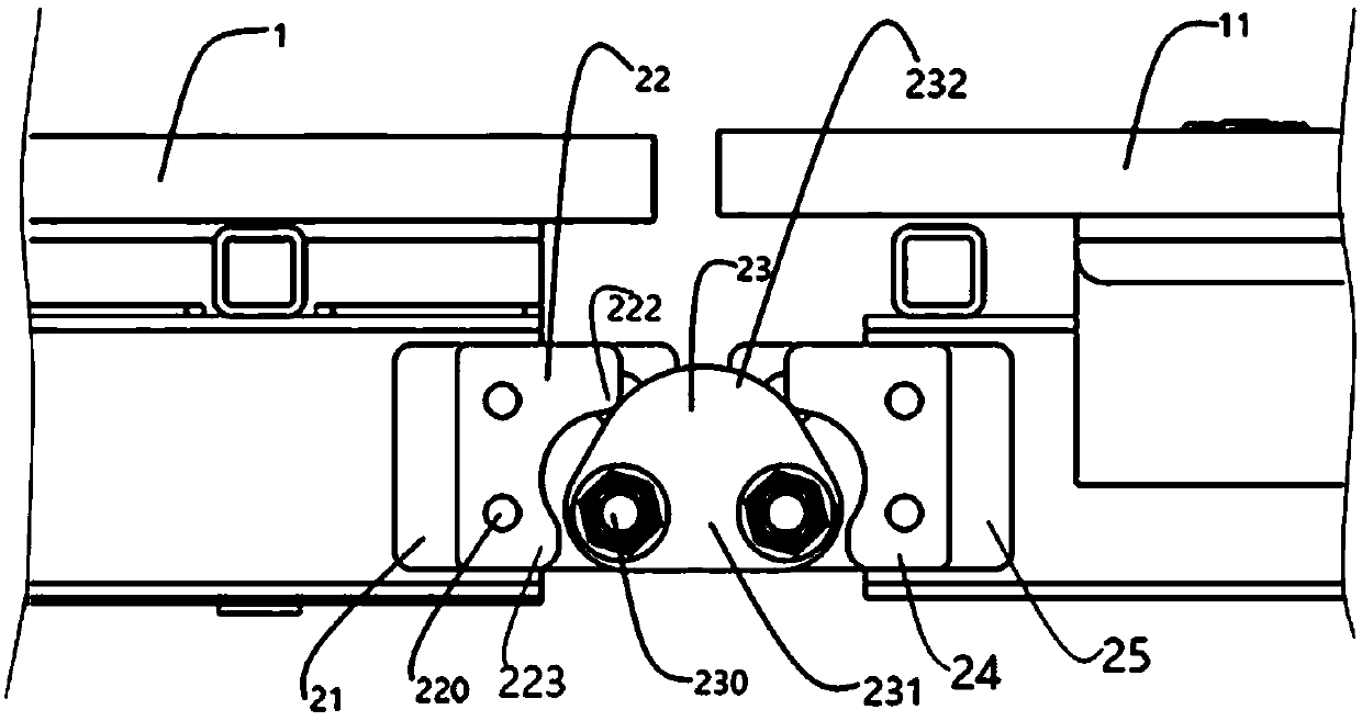 Two-degree-of-freedom folding electric bed