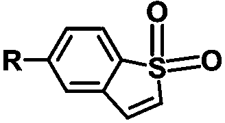 Benzothiophene derivative room-temperature phosphorescent material and preparation method thereof