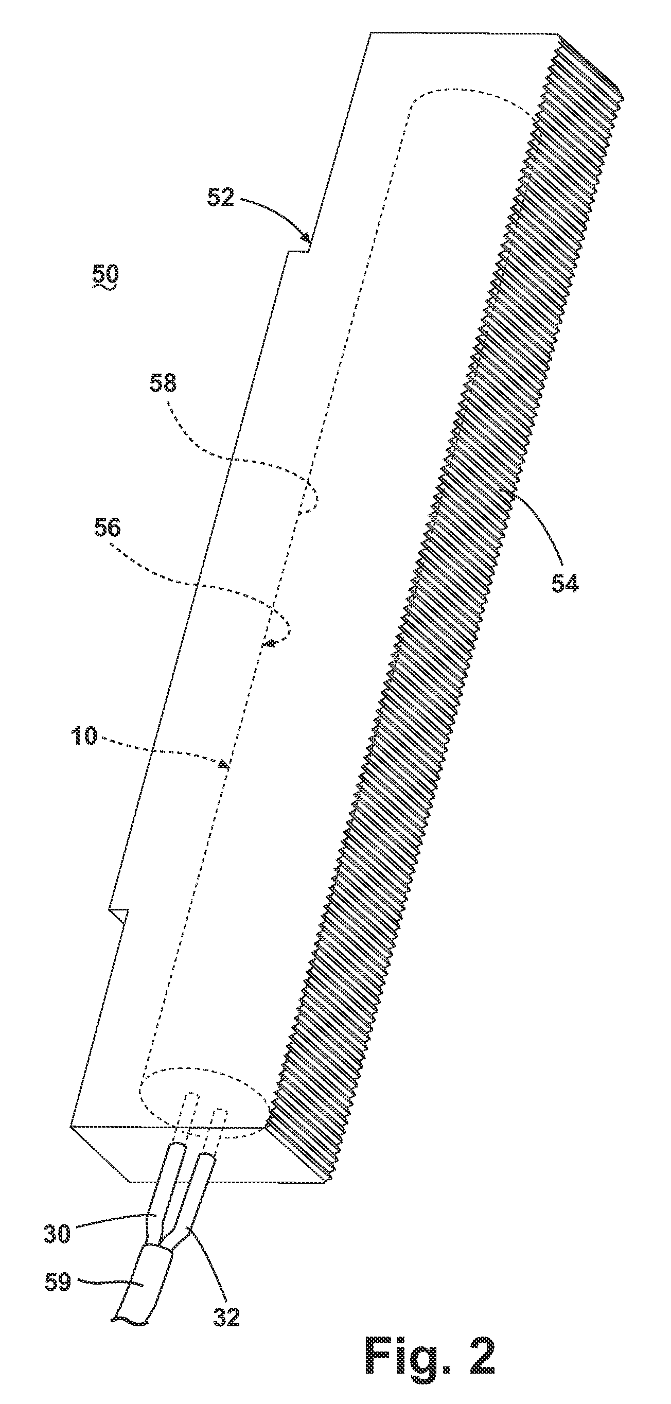 Cartridge heater with an alloy case