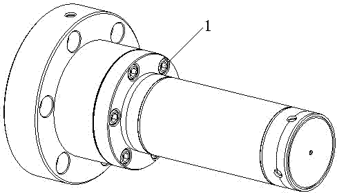 Hydraulic clamp for inner hole of high-precision thin-wall pipe fitting