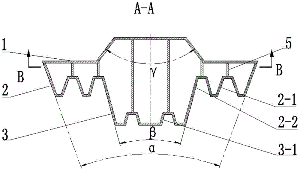 Double-truncated-cone type pile shoe