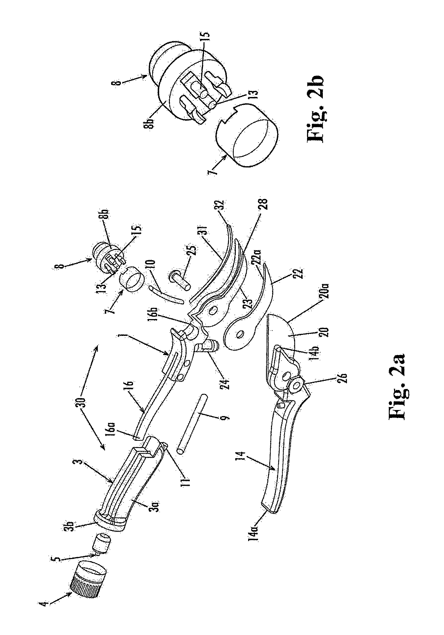 Pruning clipper for dispensing a chemical treatment