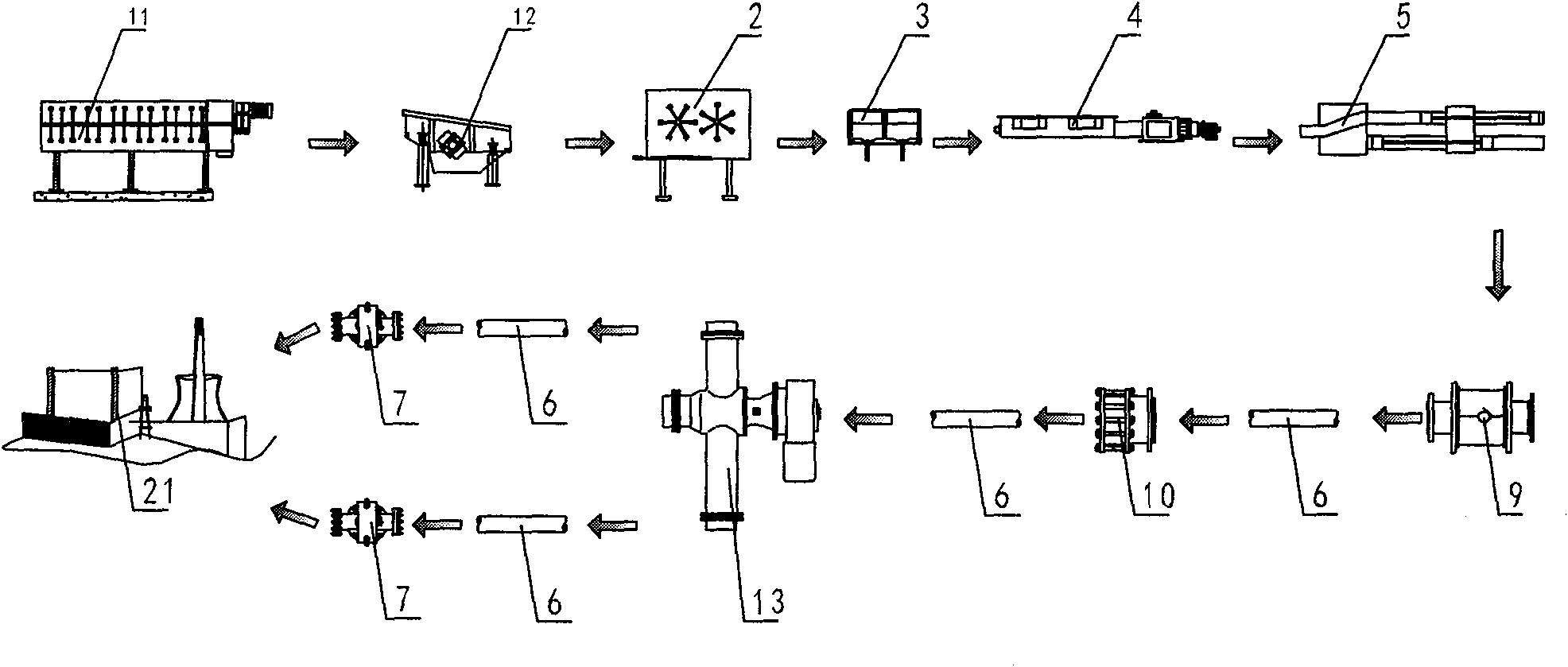 Method and device for cleanly storing and feeding coal slurry fuel of electric power plant