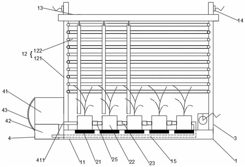 Plant vertical cultivation device