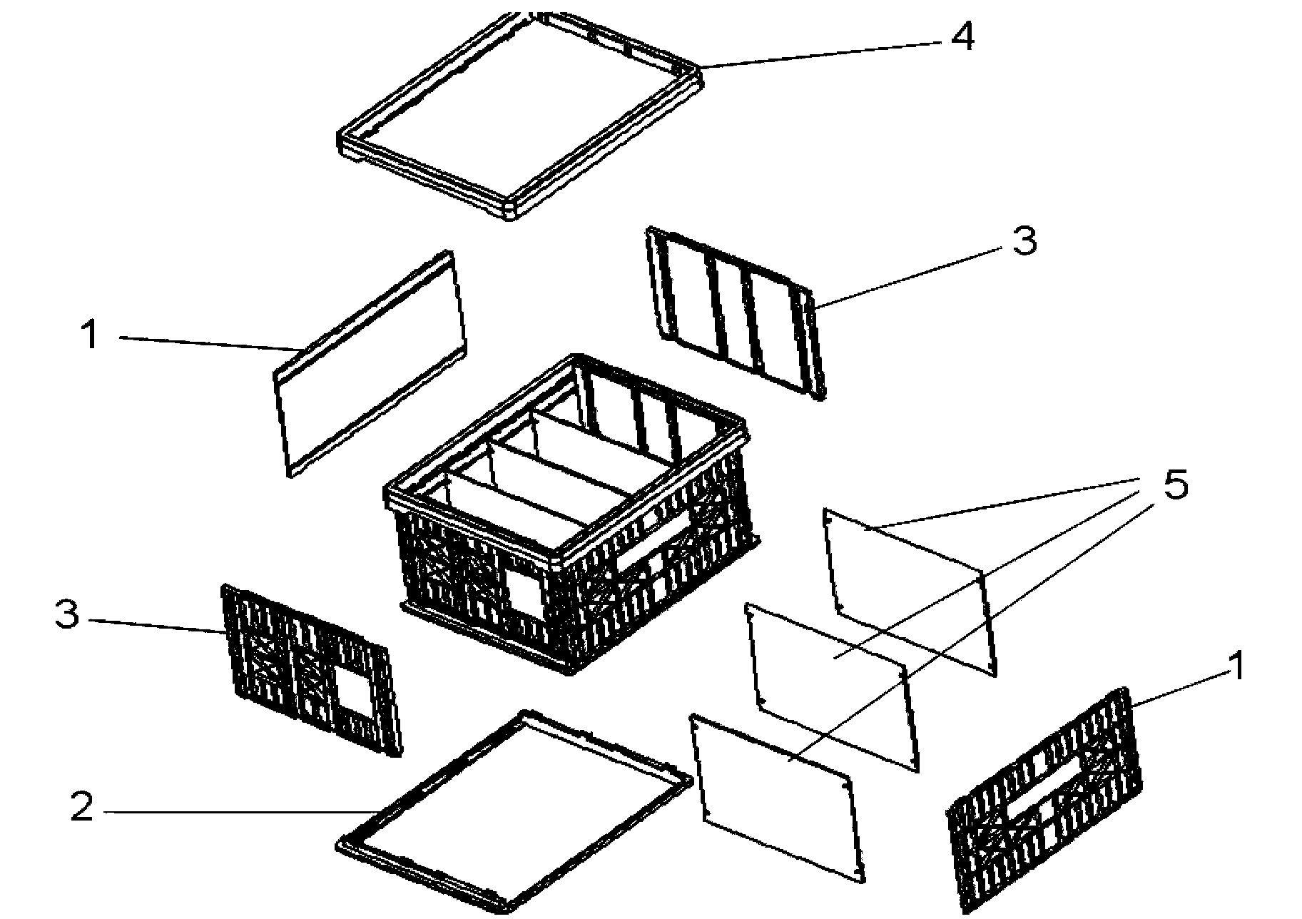 Adjustable transfer box