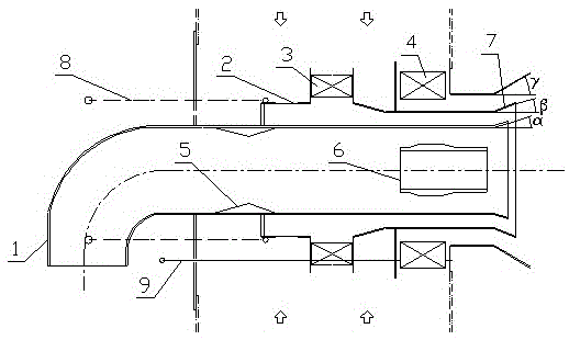 Enhanced graded low NOx pulverized coal burner