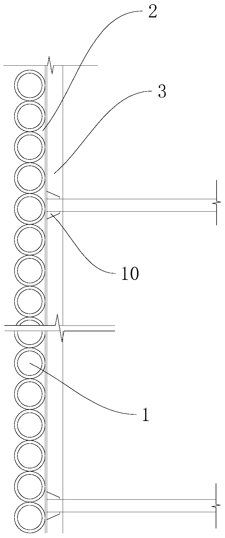 Movable support based on development of underground space above subway and construction method thereof