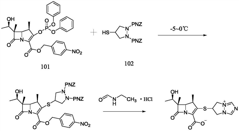 A kind of preparation method of biapenem