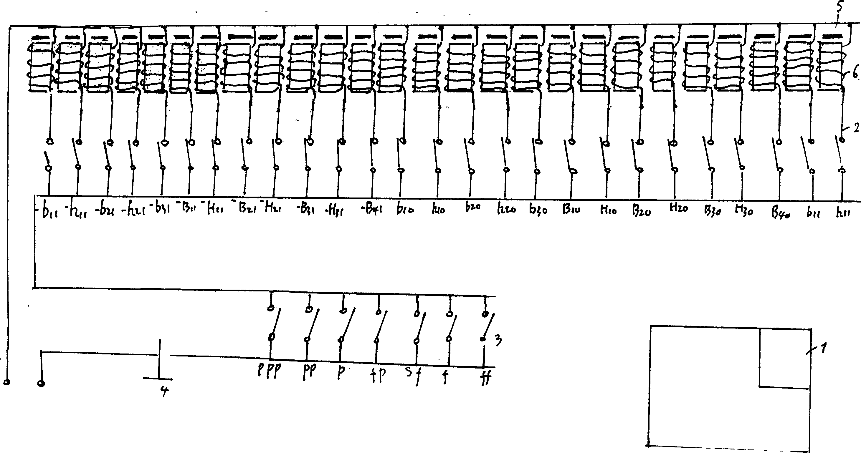 Piano coordinate music note automatic playing system (XYS) and three-name code programming technique