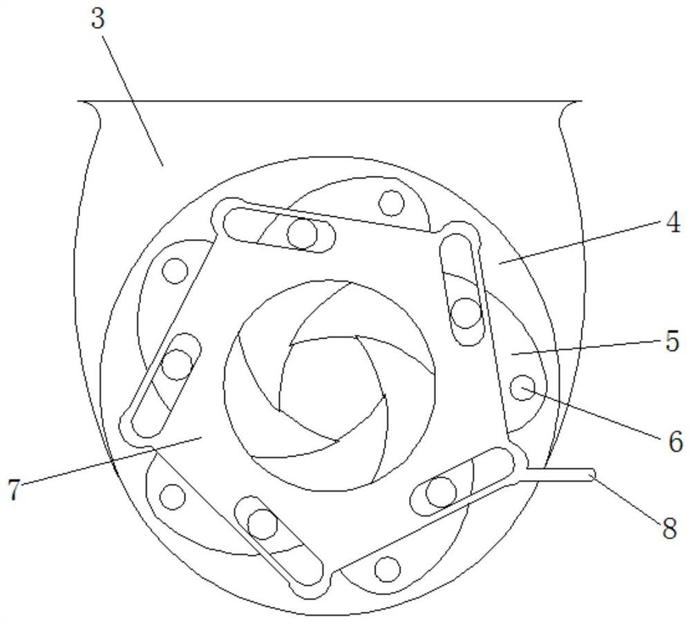 A device for cleaning the bottom of a large water curtain fish tank for sightseeing