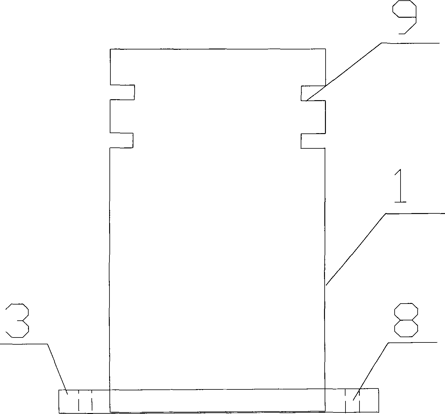 Water pipe for connection and replacement of underground glass reinforced plastic mortar pipes and steel pipes