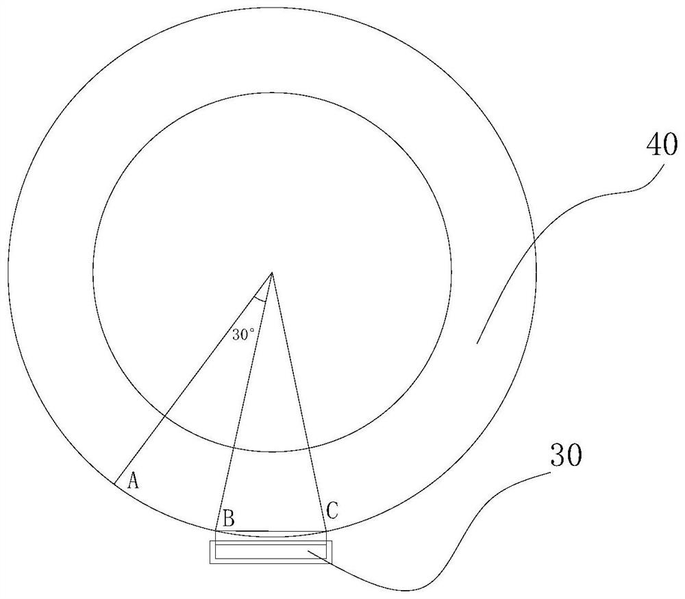 A rotary scanning drum air cleaner