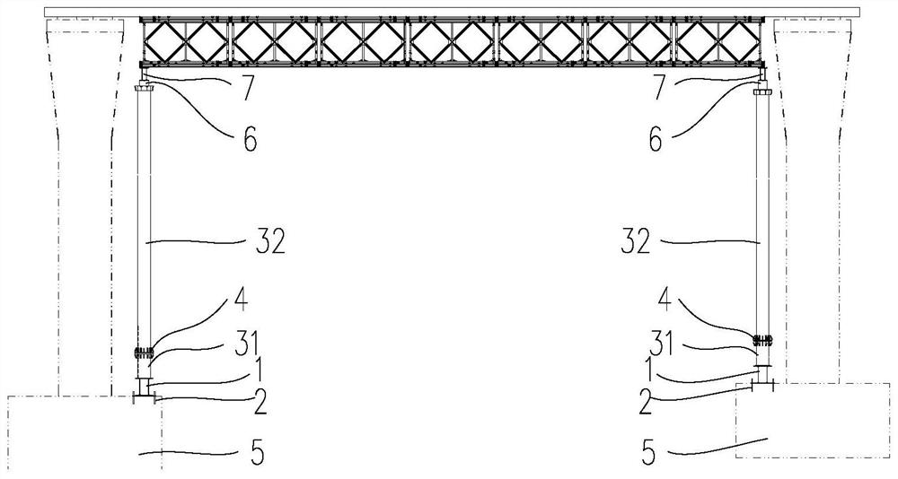 A pipe column foundation structure for rapid turnover construction and its application method