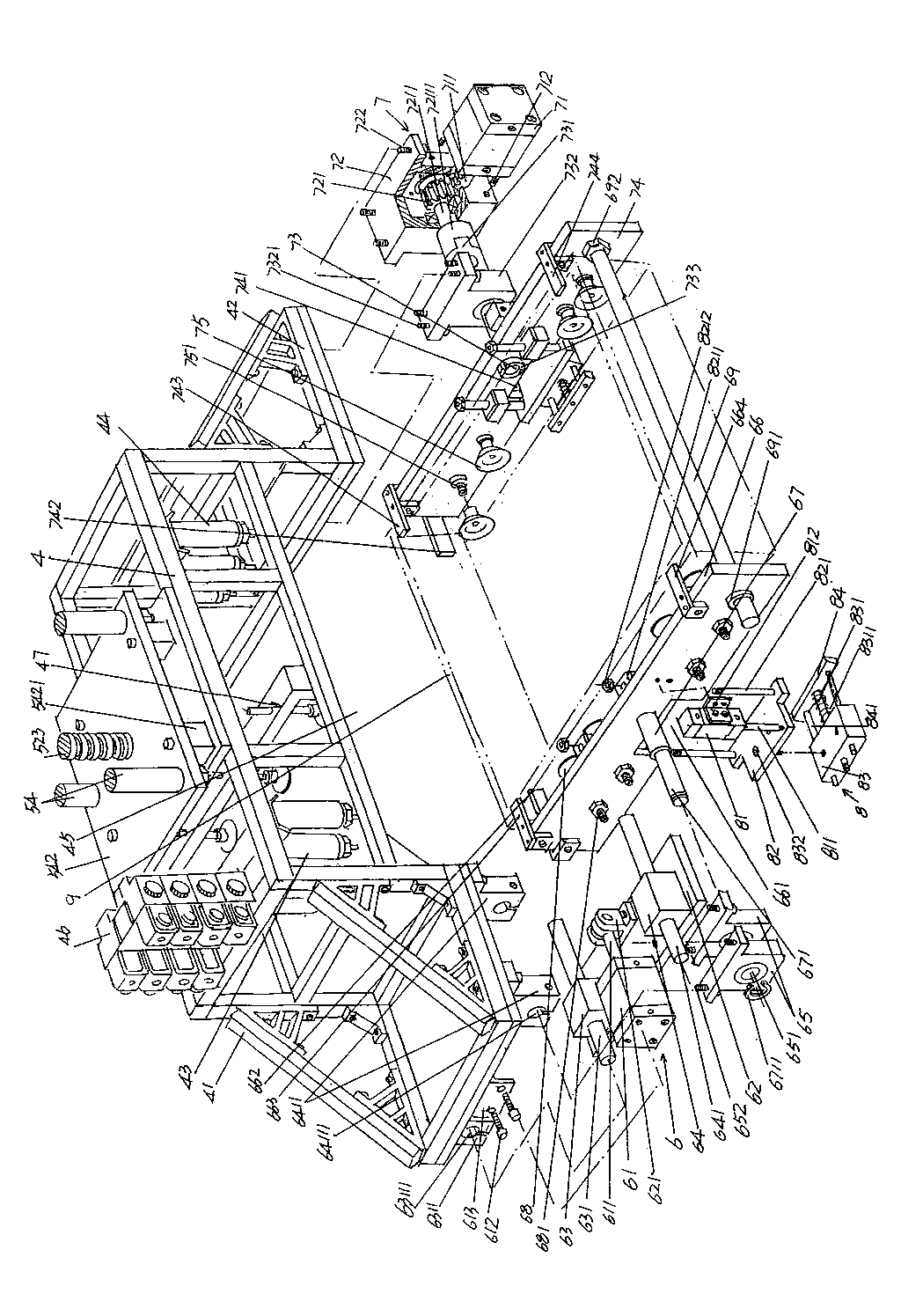 Automatic delivery device for electronic kiln