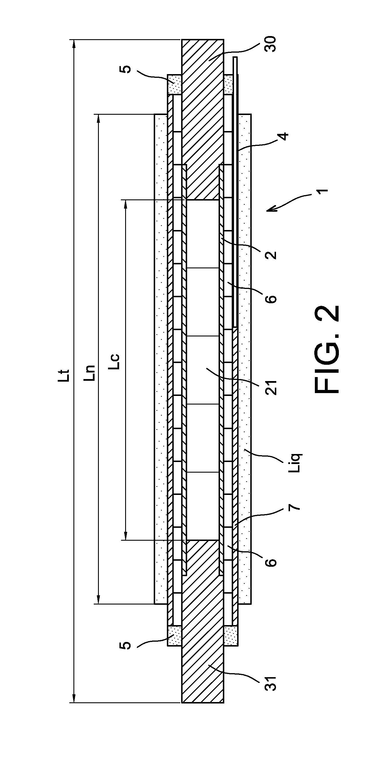 Electrical Heating Device For Heating A Liquid, Method For Producing Same, And Use In The Electrical Simulation Of Nuclear Fuel Rods