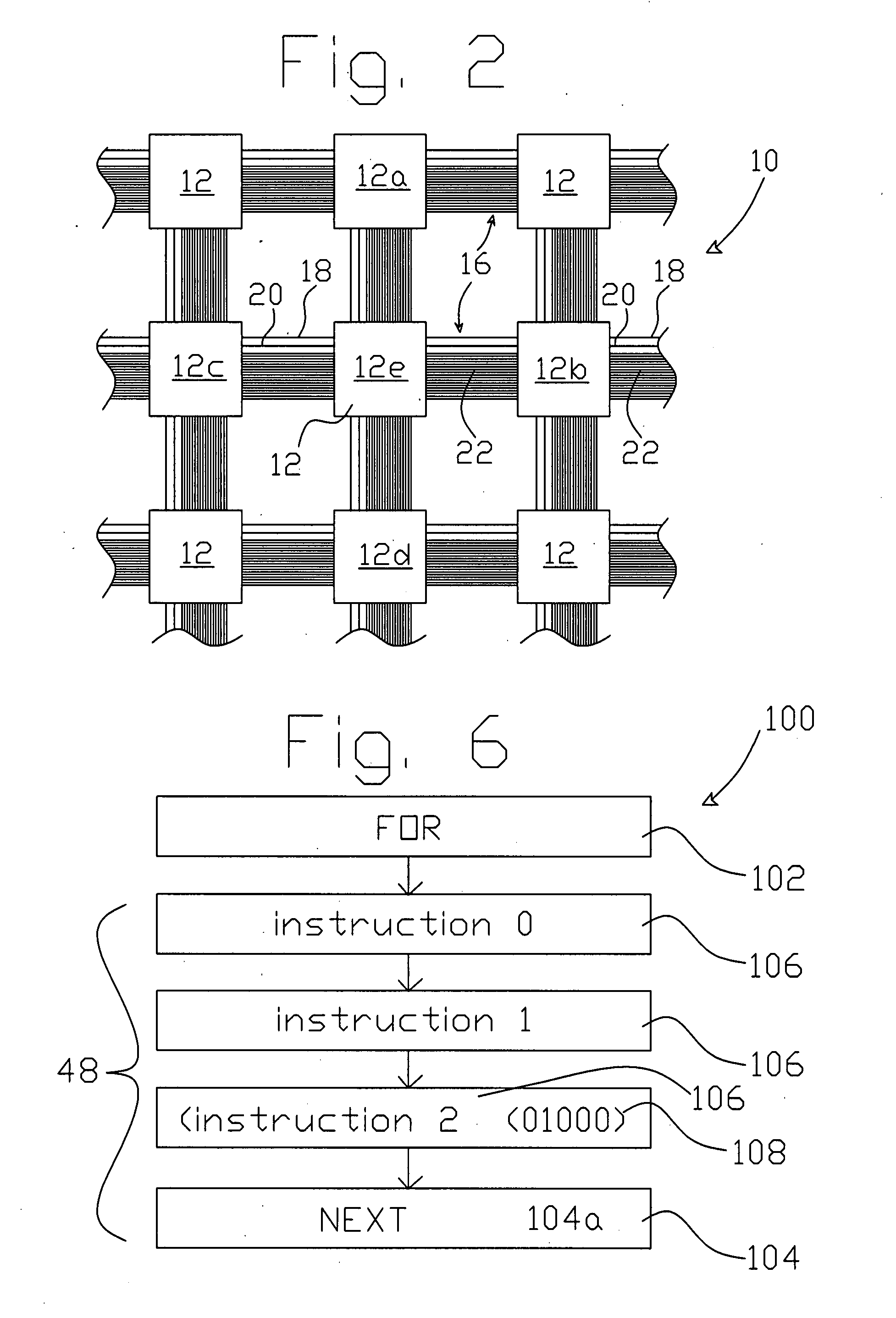 Method and apparatus for operating a computer processor array