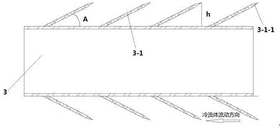 An inner fin heat exchanger