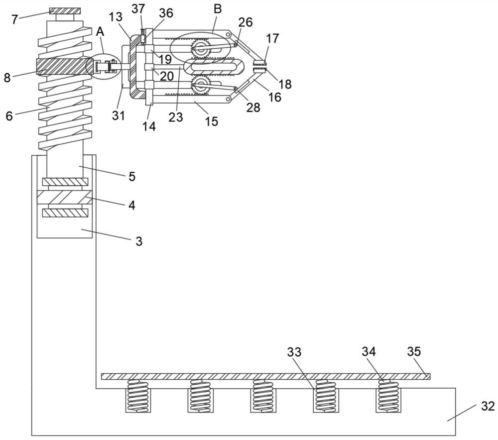 An anti-wrinkle bed sheet fixing device