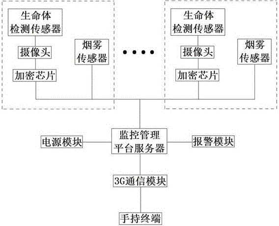 Novel distribution automatic video on-line monitoring device