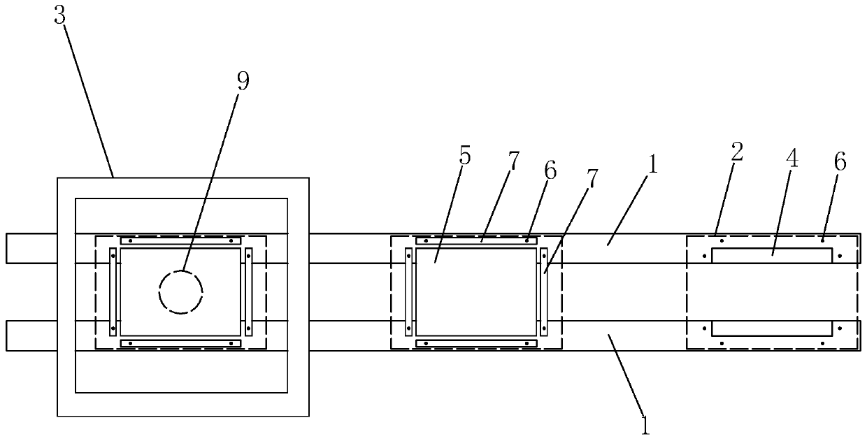 A solar panel automatic framing machine