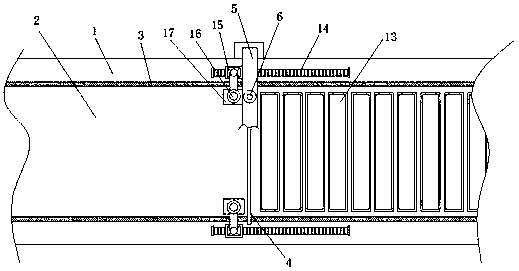 Cloth shearing device for textile manufacturing