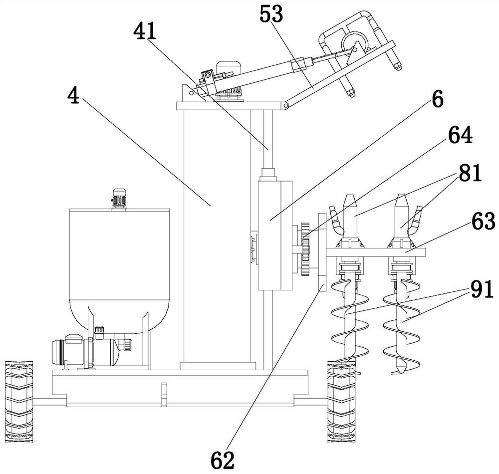 Automatic filling equipment for static blasting expanding agent