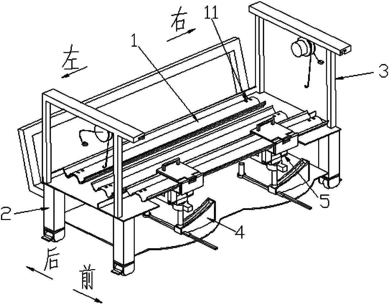 Corrugated plate carrying and mounting trolley