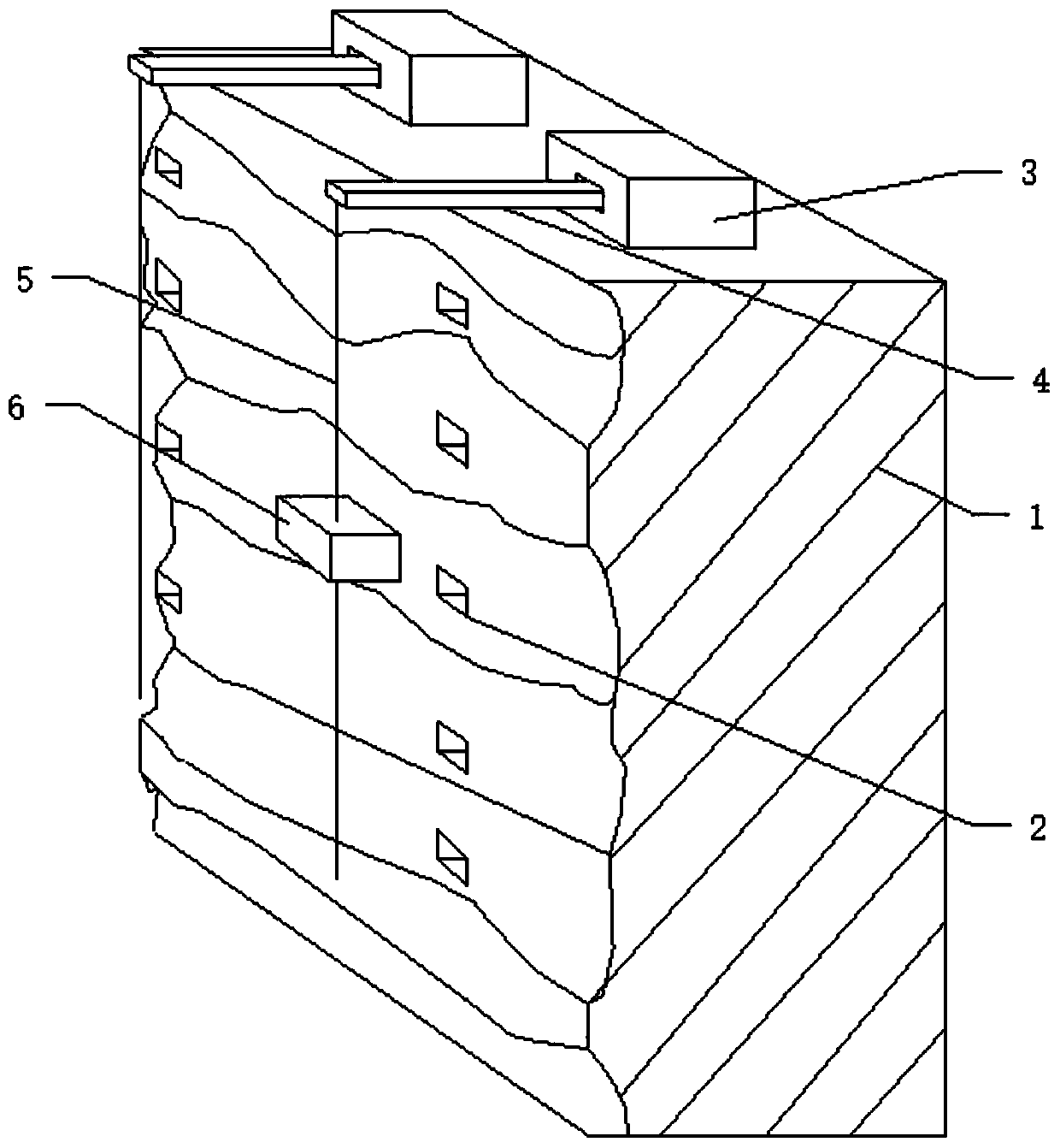 Picking and planting mechanism of ecological planting device for medical Chinese medicinal material dendrobium officinale