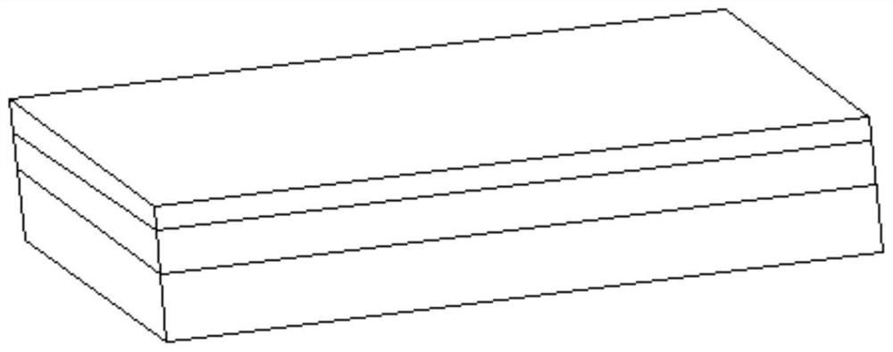 High-heat-flux graphite heat conduction film module stacking method