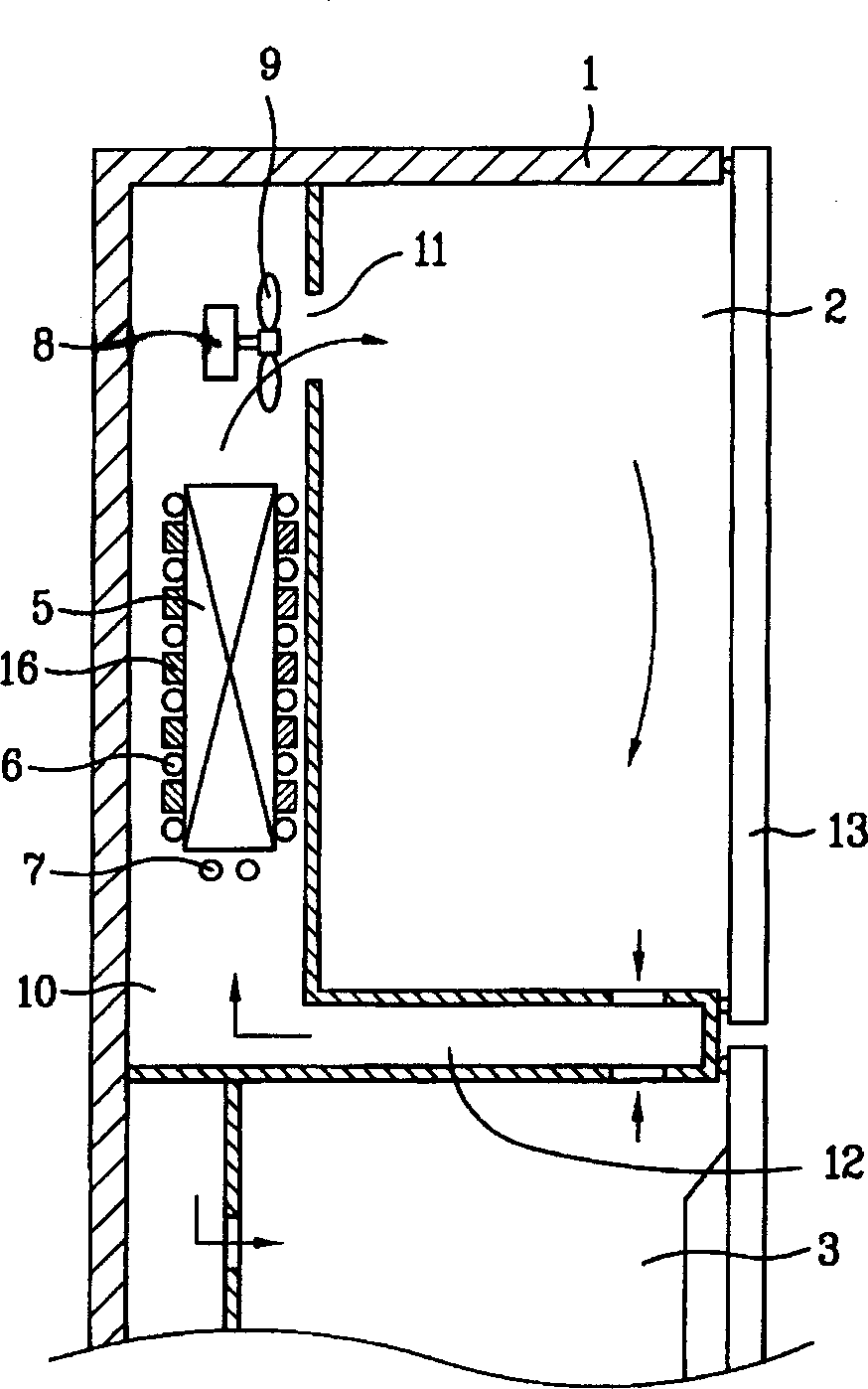 Defrosting apparatus for refrigerator and defrosting method thereof