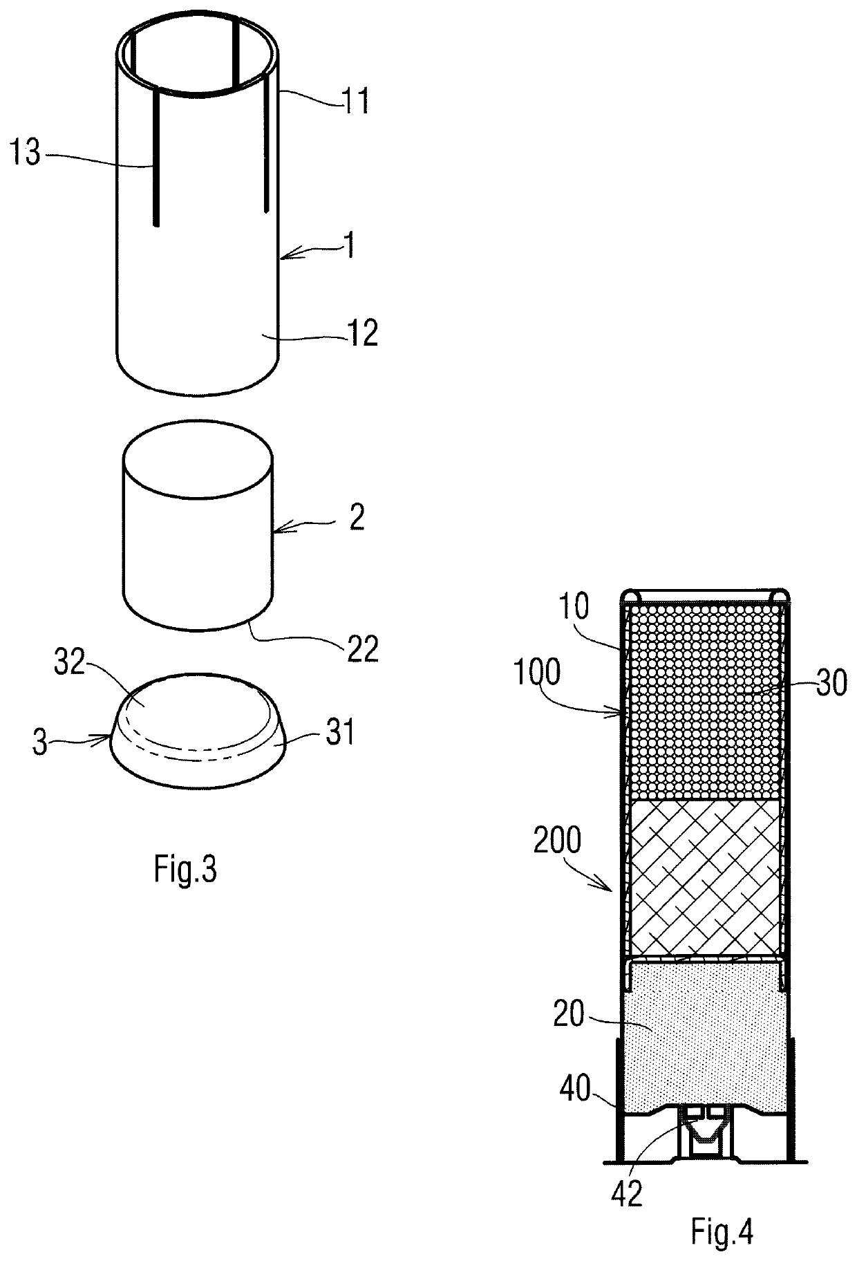 Biodegradable wadding cup for a shotgun cartridge