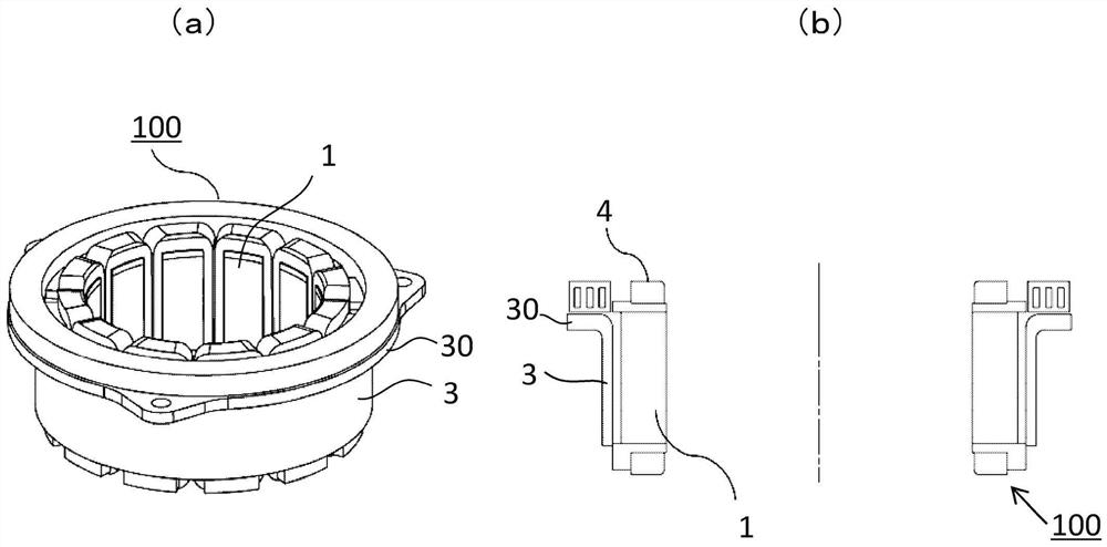 Stator of a rotating electrical machine