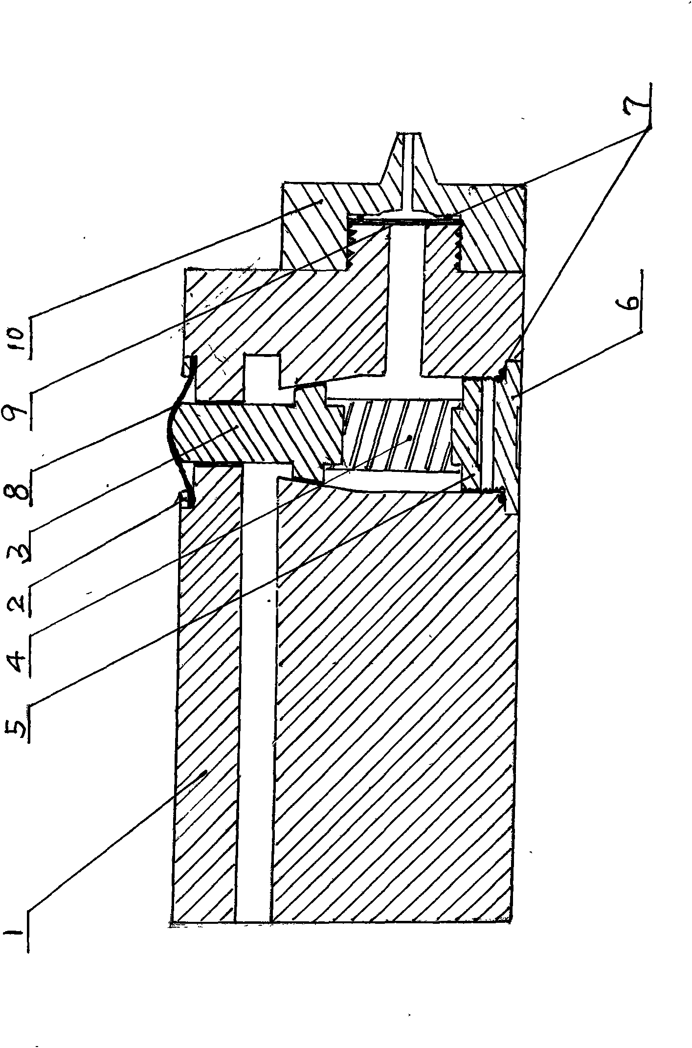 Medical manual automatic control secondary filter valve