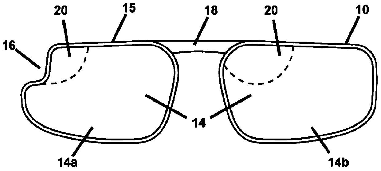 Eyeglass device, prescription lens, and method of optimizing visual acuity for prescription lens wearers