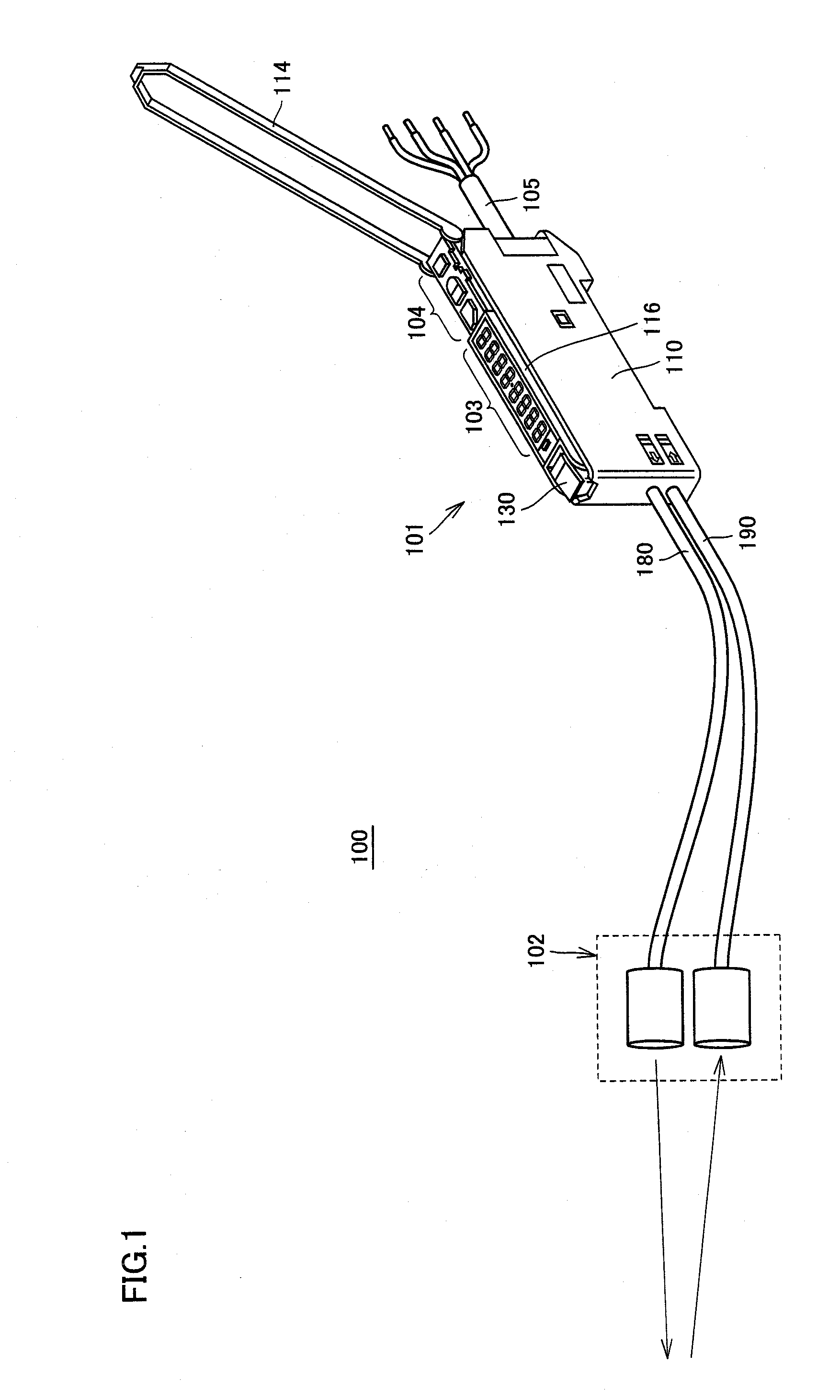 Light projector and sensor