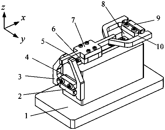 Piezoelectric positioning platform coupling inchworm bionics and parasitic motion principle and control method