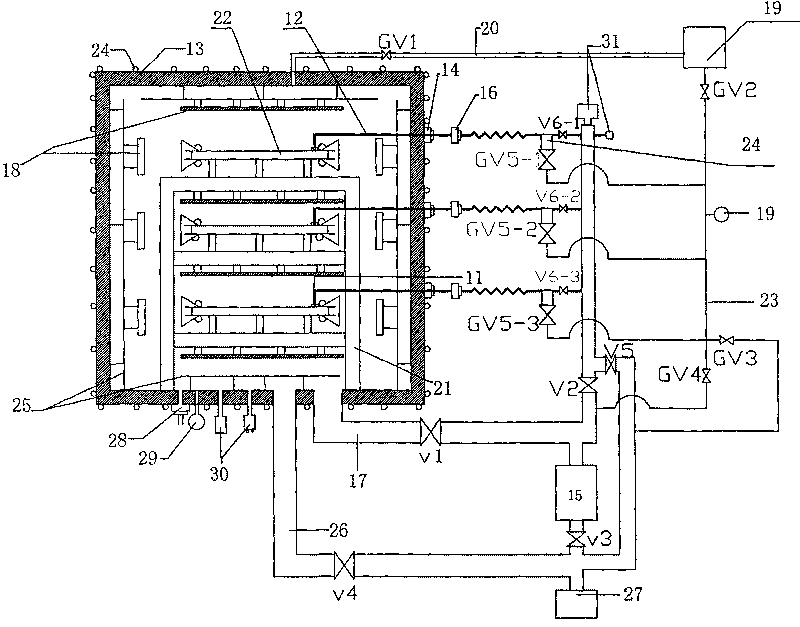 Air exhaust method and apparatus for vacuum-tight sealing of plasma display screen