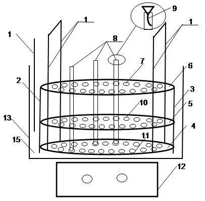 Method for rapidly determining COD (chemical oxygen demand) of sewage and tester thereof