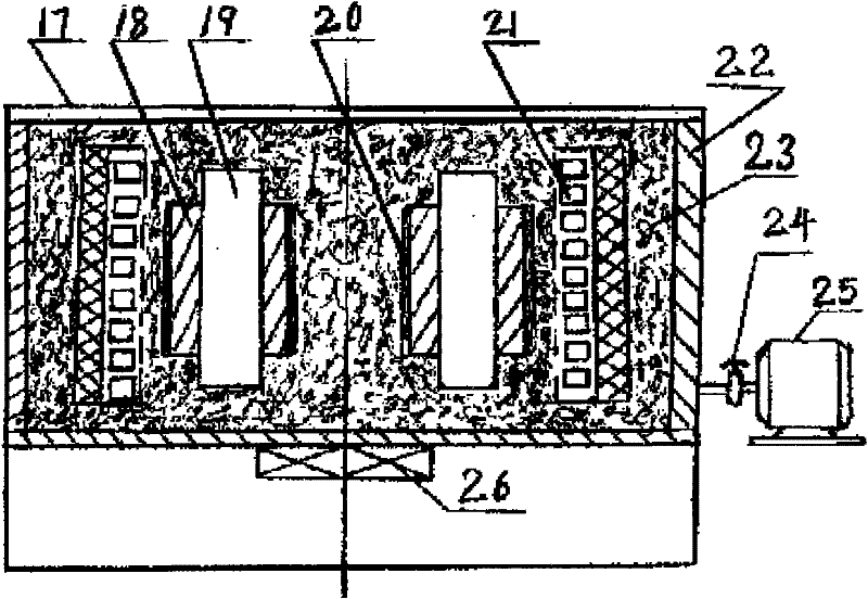 Micro-nano-alloy bimetal composite material preparation technique and device thereof