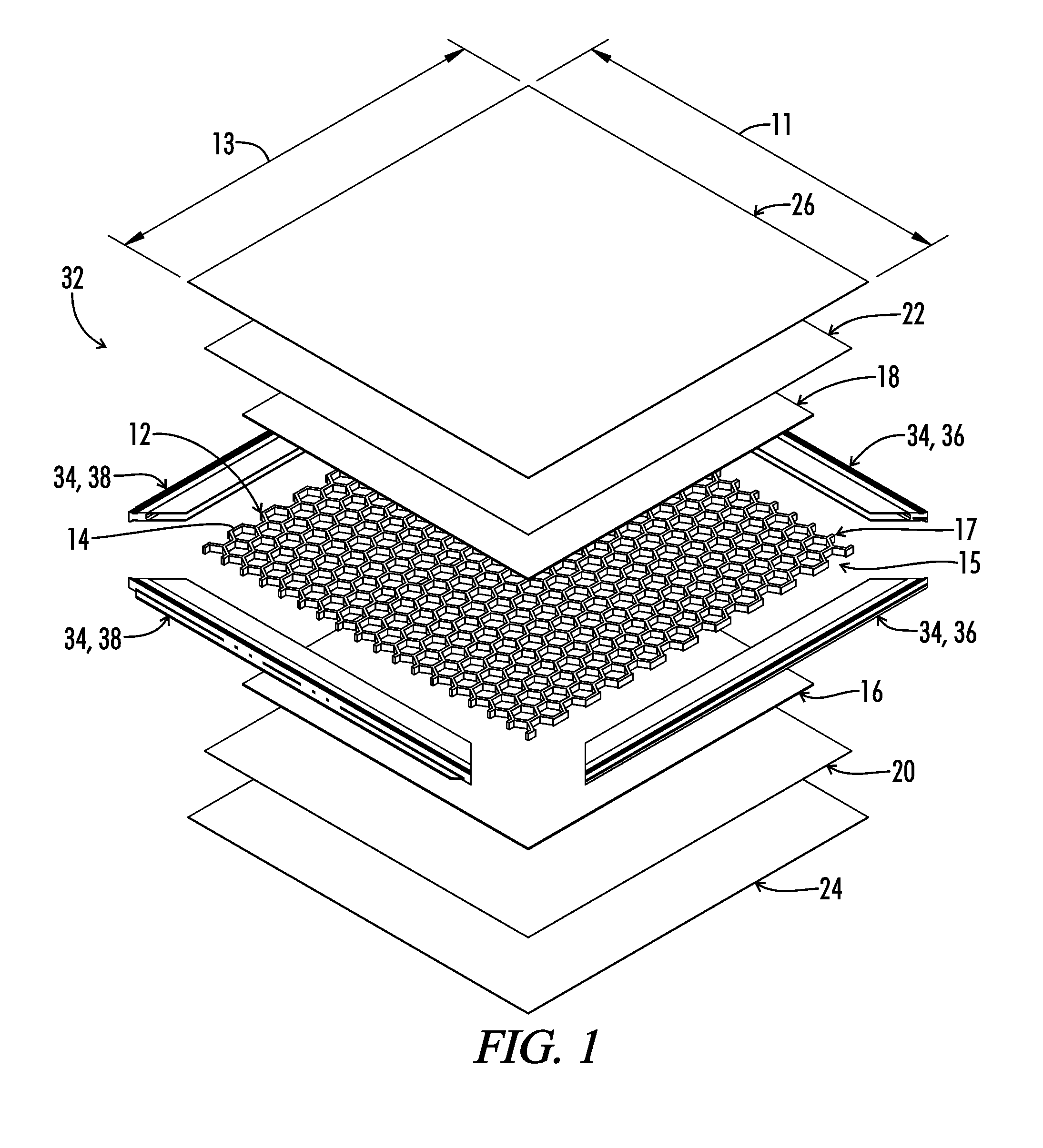 Portable panel construction and method for making the same