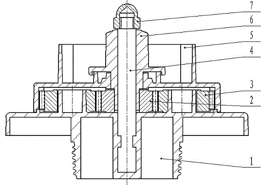 Modularized differential transmission device of rotating mop