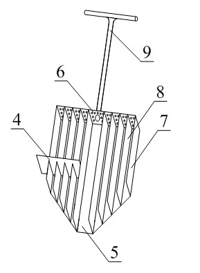 Method for measuring concentration of non-spherical particles of spouted bed