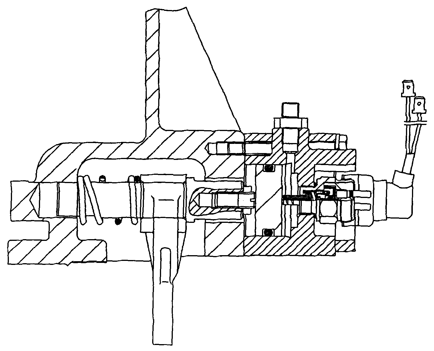 Integrally combined differential lock