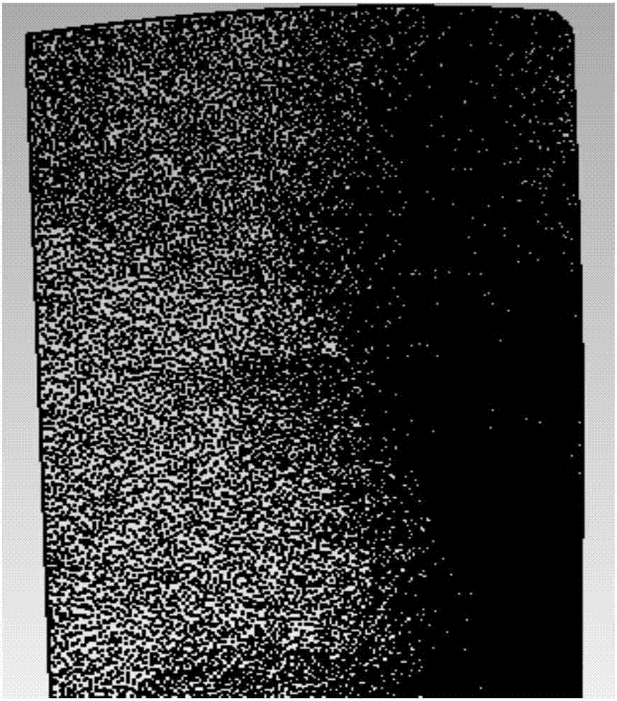 Three-dimensional reconstruction method for defective blade tip of aircraft engine compressor blade