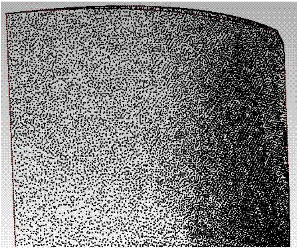 Three-dimensional reconstruction method for defective blade tip of aircraft engine compressor blade