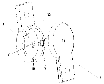 Driven type lower limb motion force assisting exoskeleton device