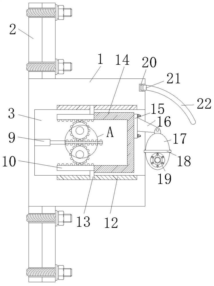 Portable monitoring equipment based on thermal infrared anti-falling and high-altitude falling