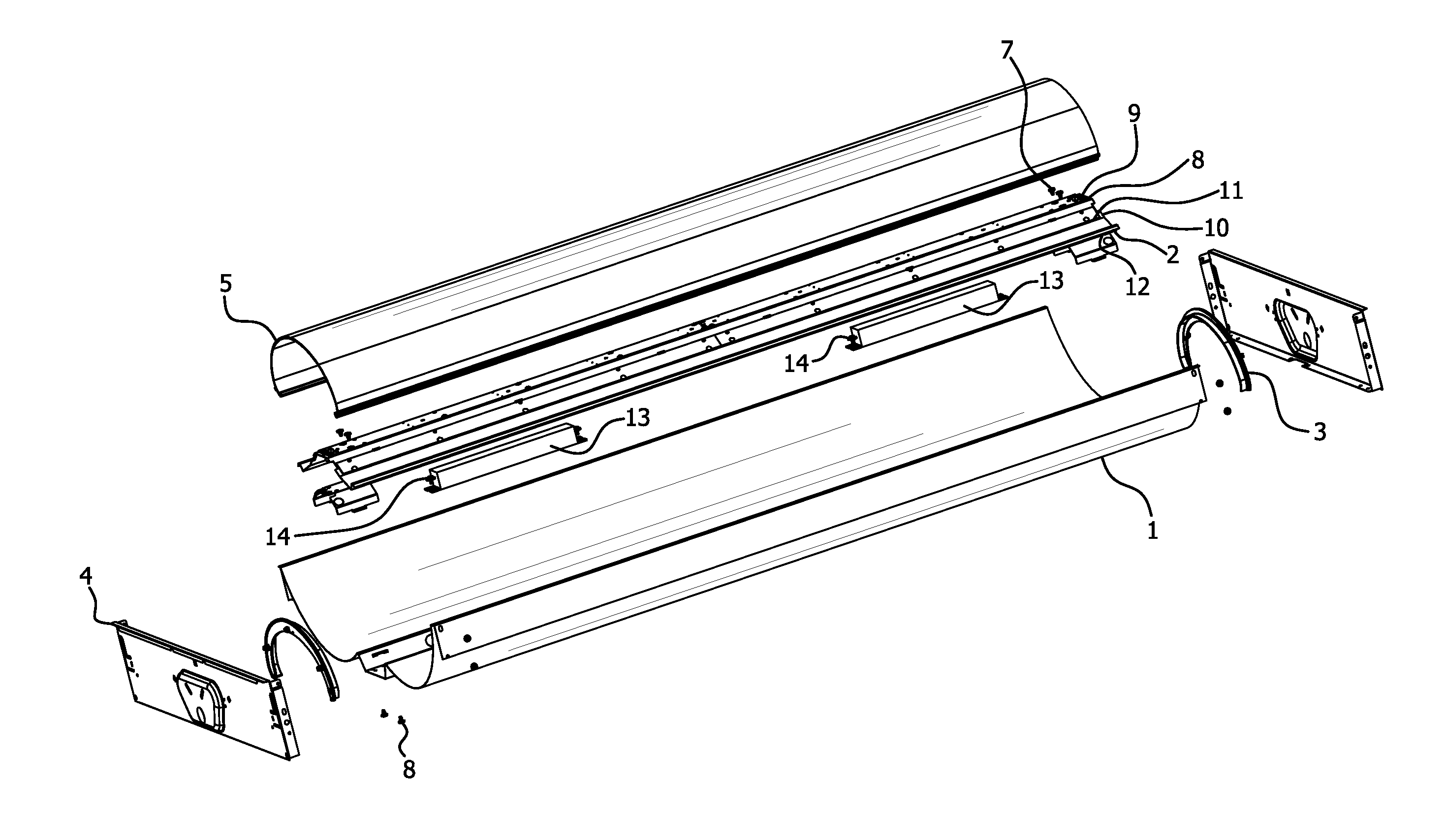 LED architectural luminaire having improved optical and environmental performance